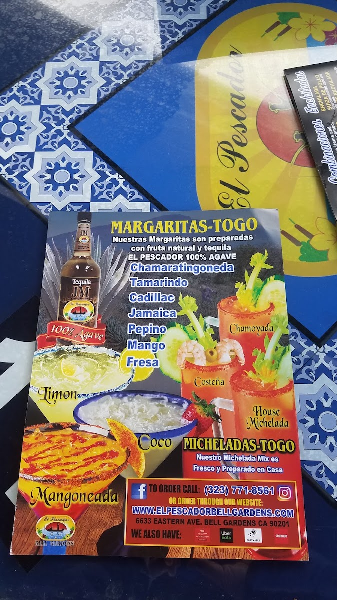El Pescador Restaurant Menu - Image 5